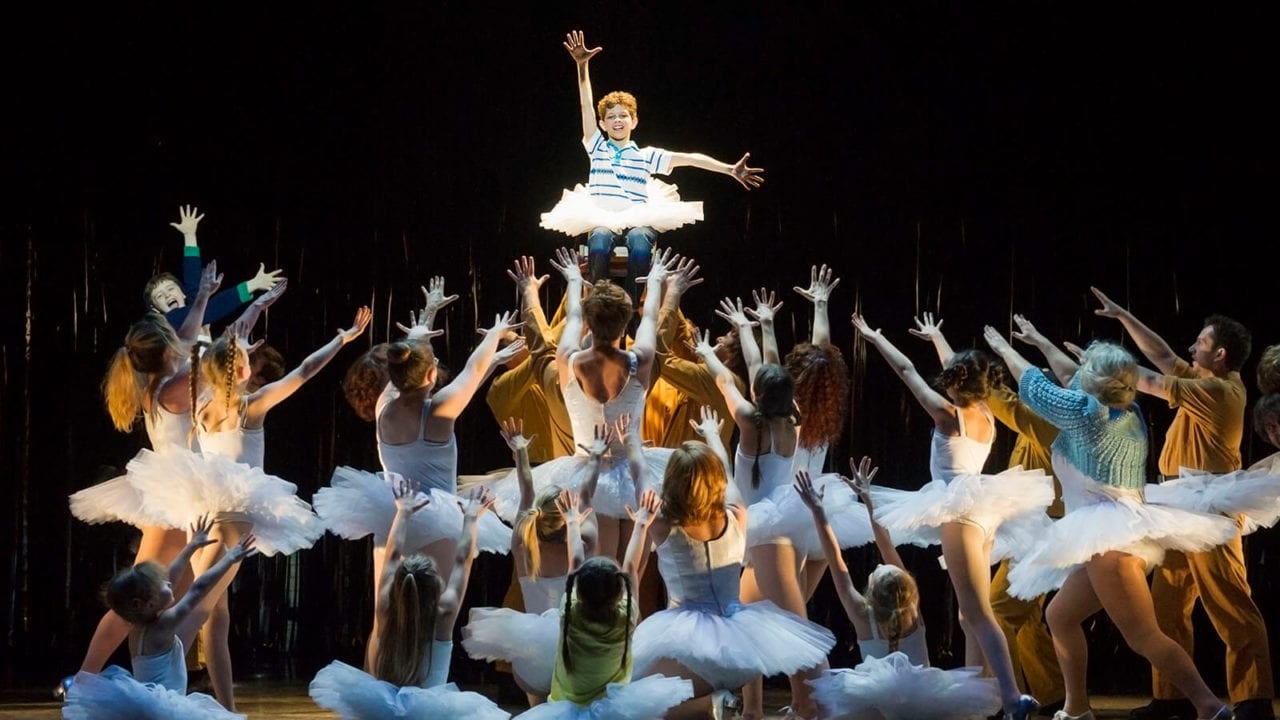 Adam Abbou Billy Elliot and Ensemble. Photo by Alastair Muir