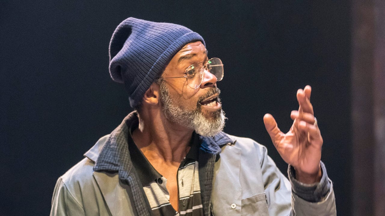 Wil Johnson in Sweat at the Donmar Warehouse. Photo Johan Persson